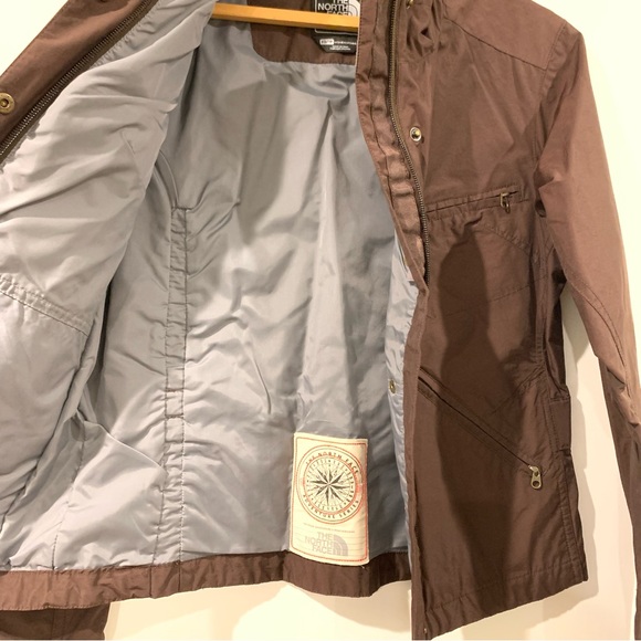 Brown Bomber Style Light Jacket - Picture 4 of 4